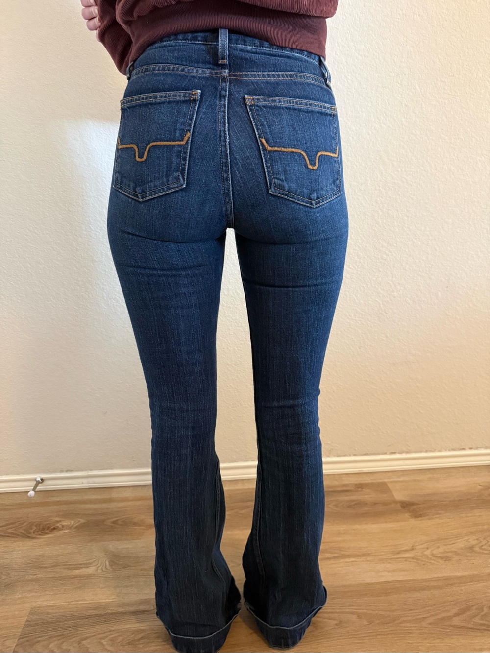 Kimes Ranch Dark Blue Flare Jeans